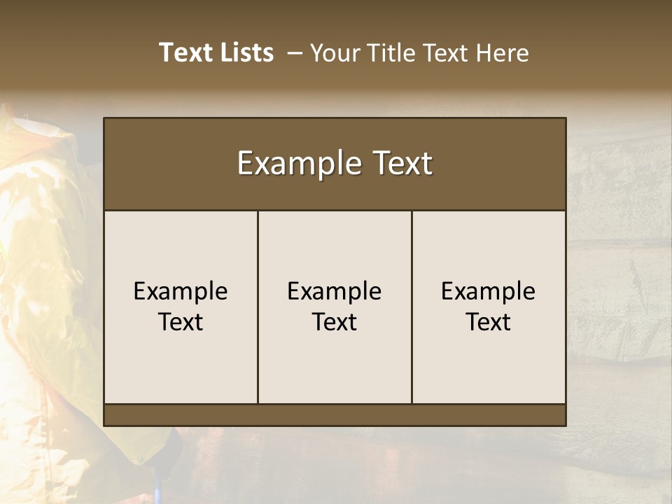 A Three-Dimensional Metal Arrow Sign. PowerPoint Template