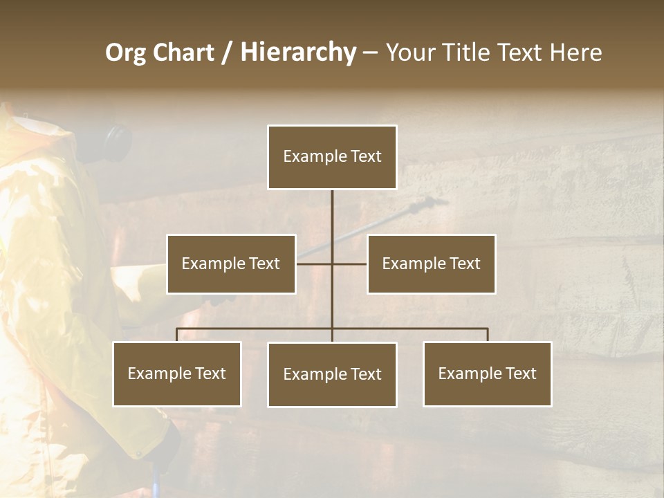 A Three-Dimensional Metal Arrow Sign. PowerPoint Template