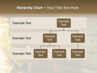 A Three-Dimensional Metal Arrow Sign. PowerPoint Template