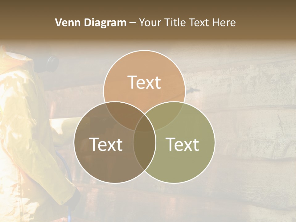 A Three-Dimensional Metal Arrow Sign. PowerPoint Template