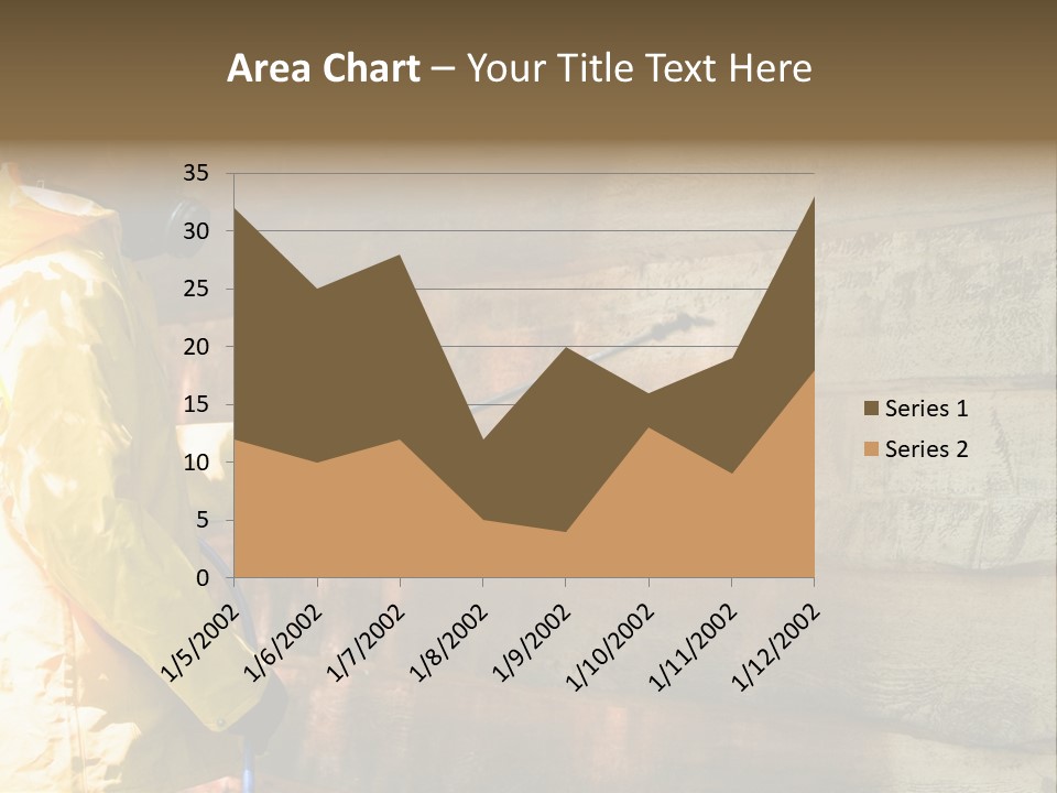 A Three-Dimensional Metal Arrow Sign. PowerPoint Template