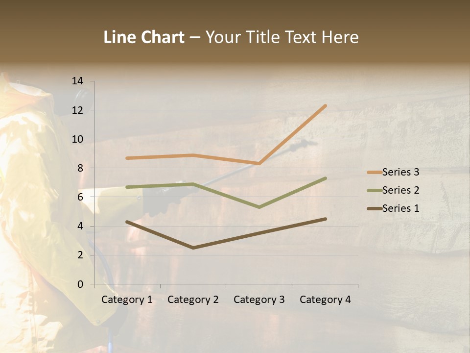 A Three-Dimensional Metal Arrow Sign. PowerPoint Template