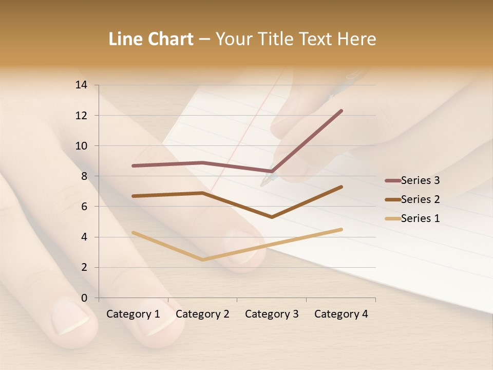 Child Hands With Pen Ready To Write PowerPoint Template
