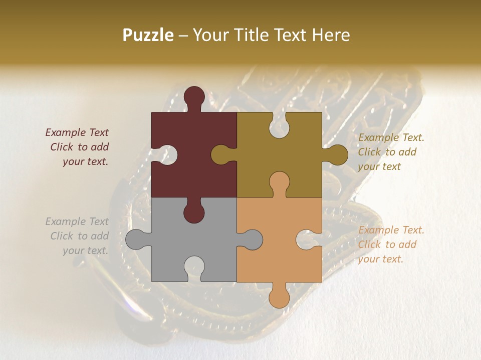 Jewish Hand PowerPoint Template