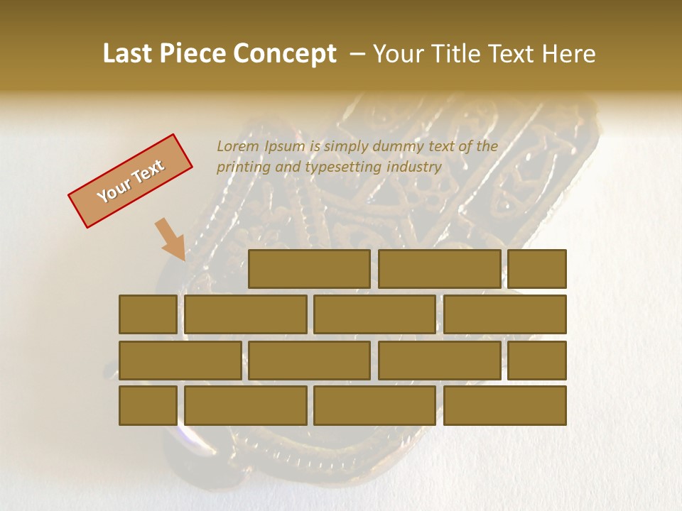 Jewish Hand PowerPoint Template