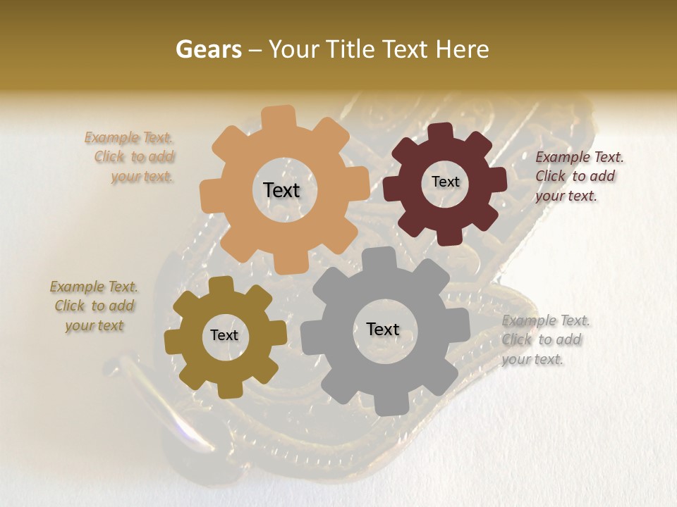 Jewish Hand PowerPoint Template