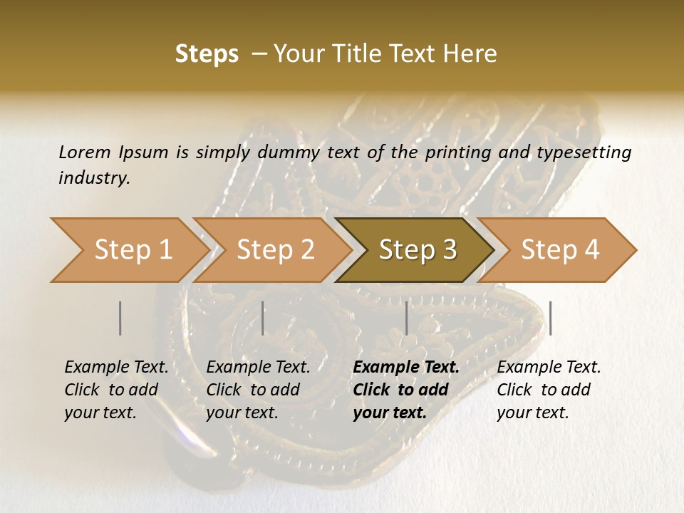 Jewish Hand PowerPoint Template