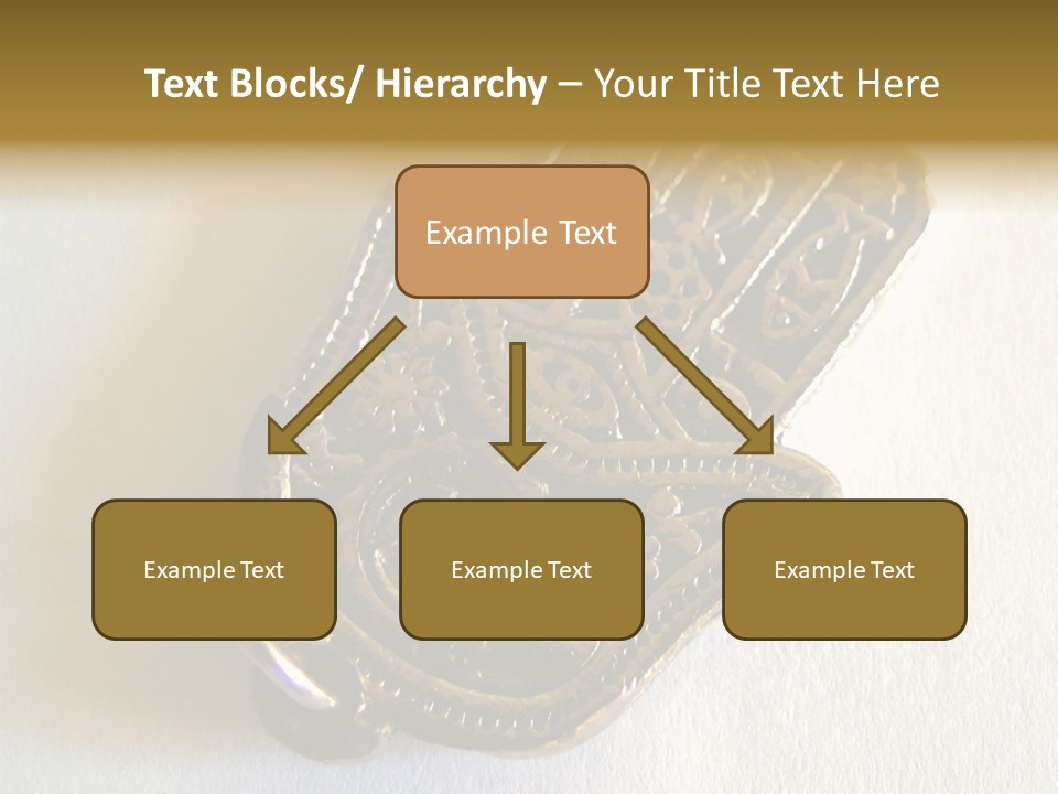 Jewish Hand PowerPoint Template