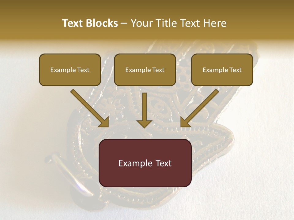 Jewish Hand PowerPoint Template