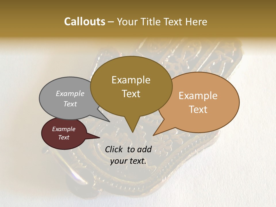 Jewish Hand PowerPoint Template