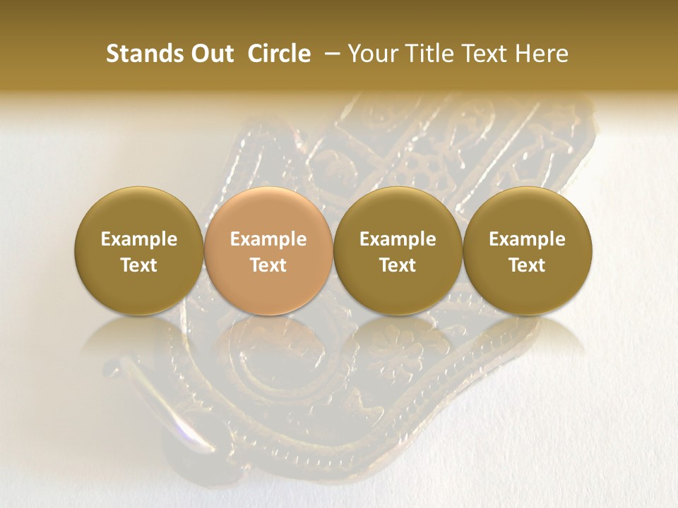 Jewish Hand PowerPoint Template