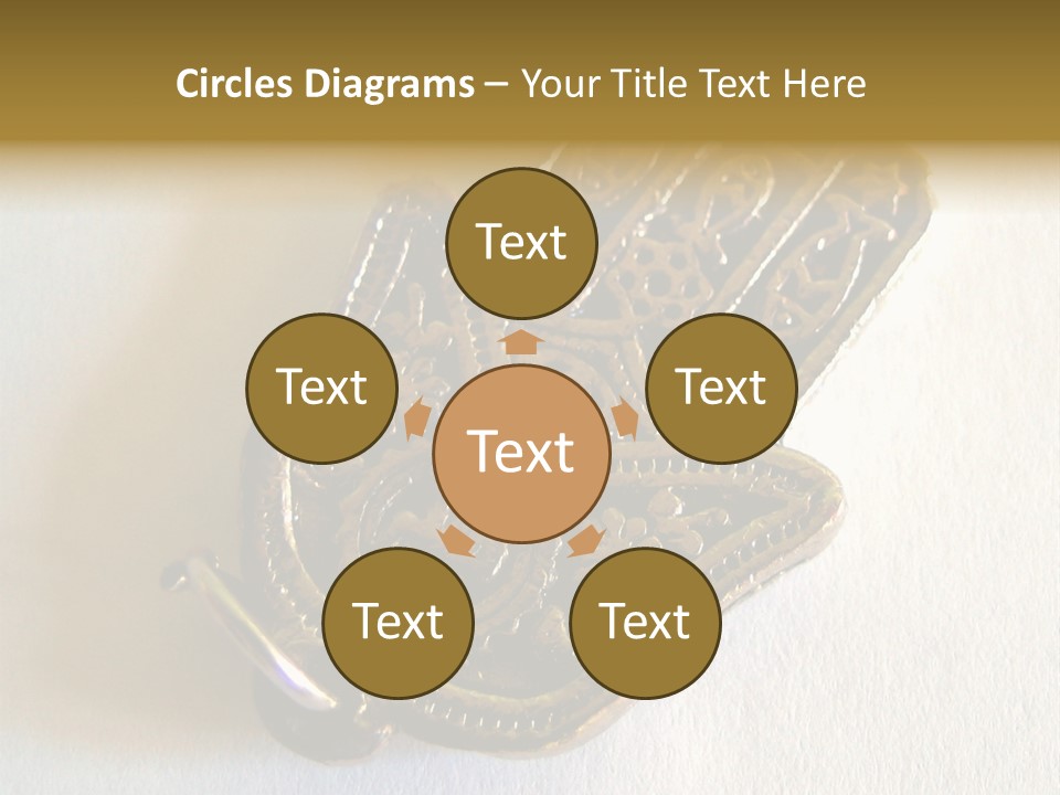 Jewish Hand PowerPoint Template