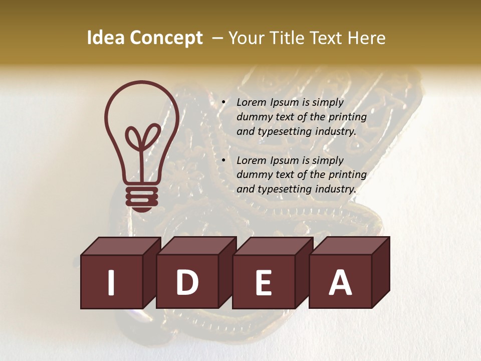 Jewish Hand PowerPoint Template