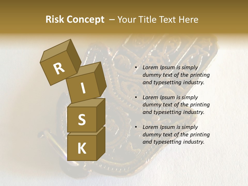 Jewish Hand PowerPoint Template