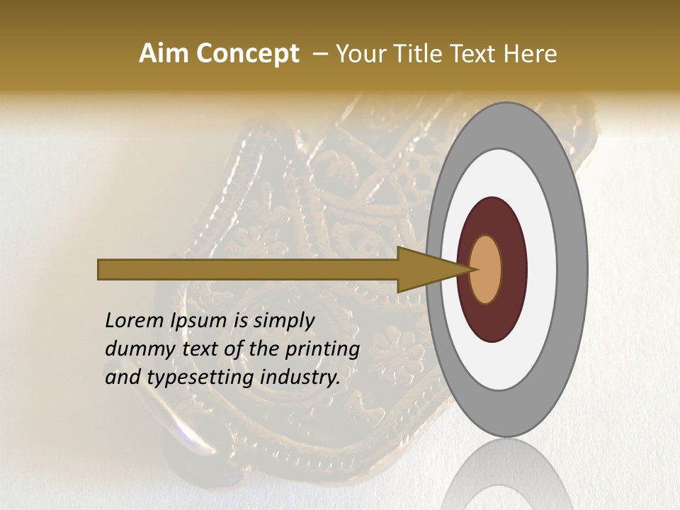 Jewish Hand PowerPoint Template