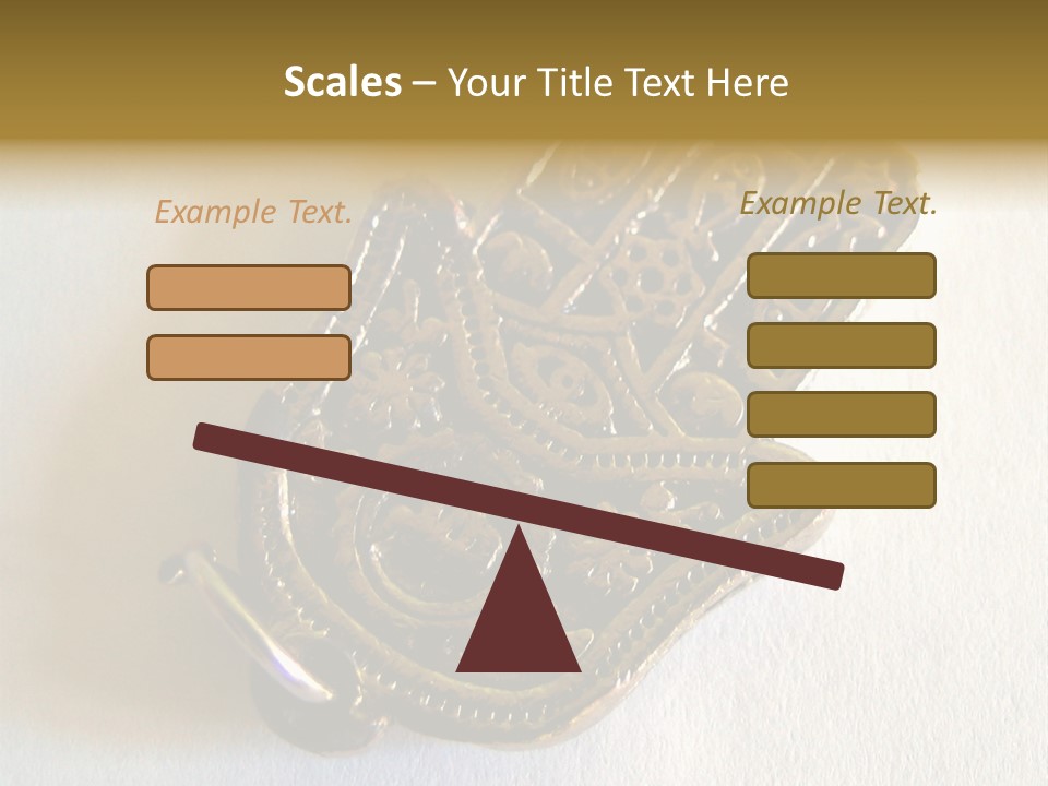 Jewish Hand PowerPoint Template