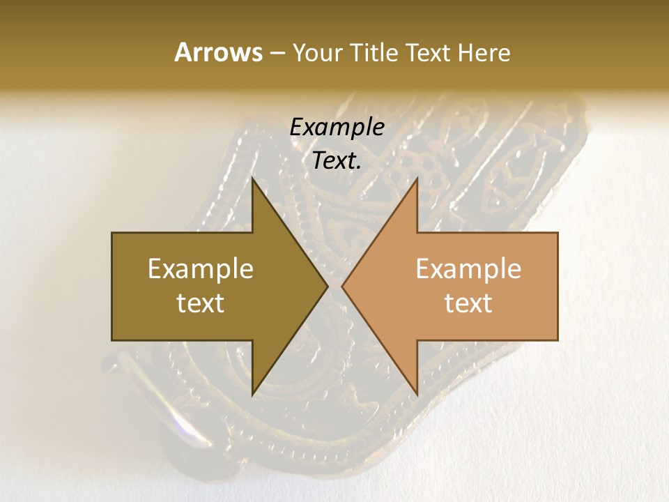 Jewish Hand PowerPoint Template