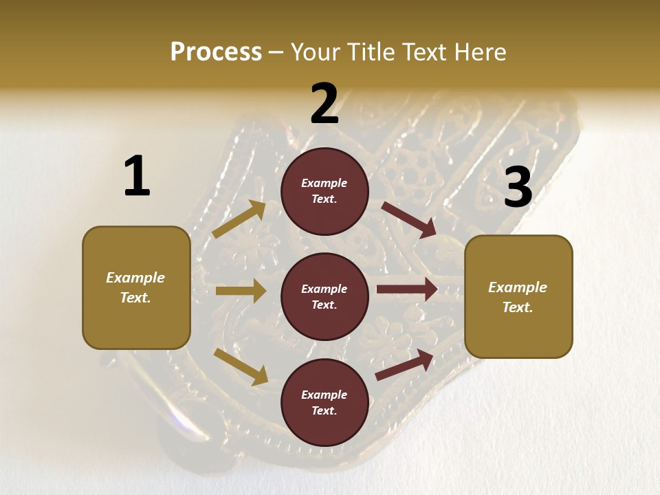 Jewish Hand PowerPoint Template