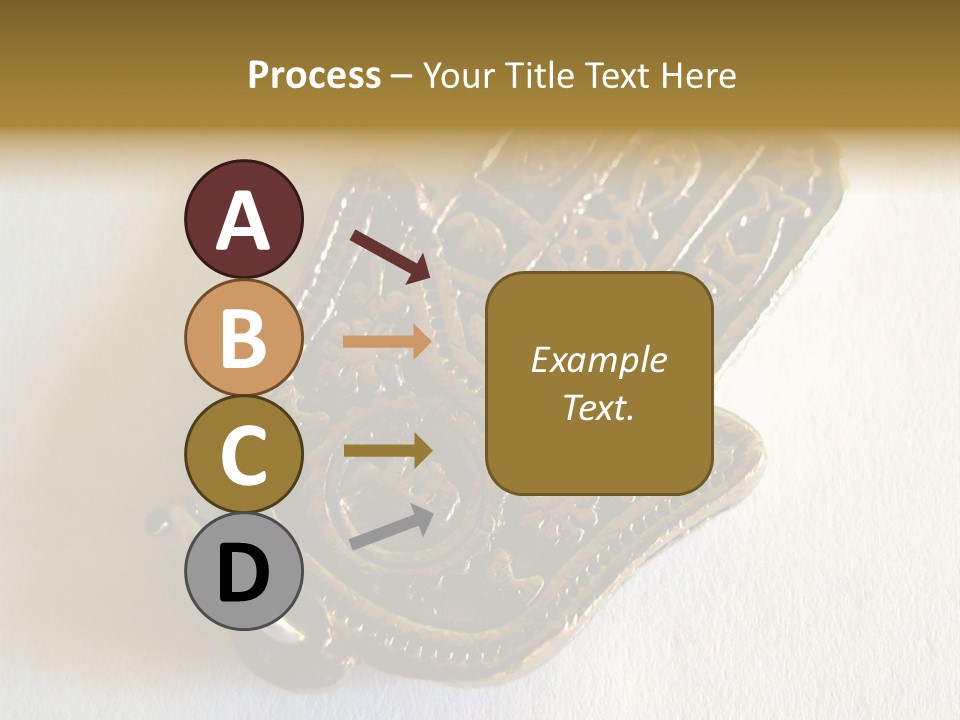 Jewish Hand PowerPoint Template