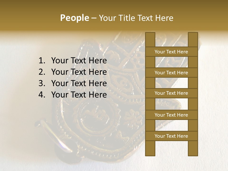Jewish Hand PowerPoint Template