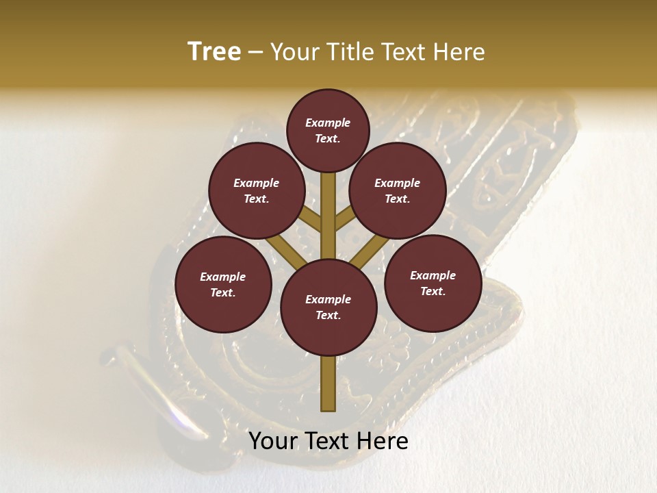 Jewish Hand PowerPoint Template