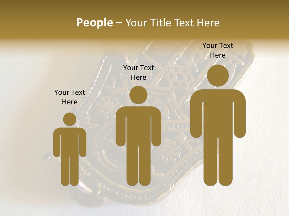 Jewish Hand PowerPoint Template