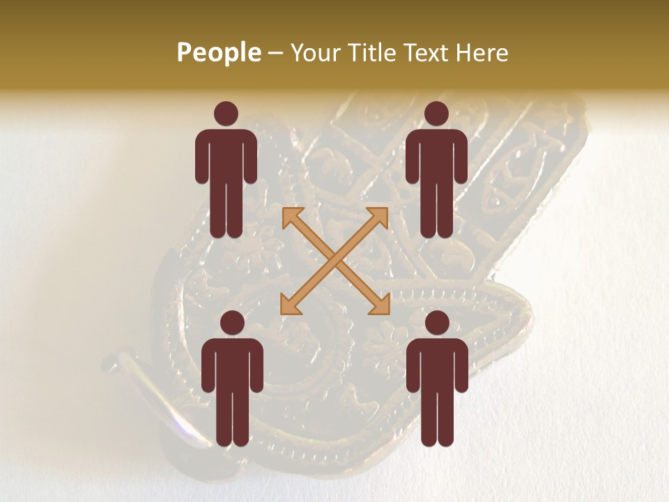 Jewish Hand PowerPoint Template