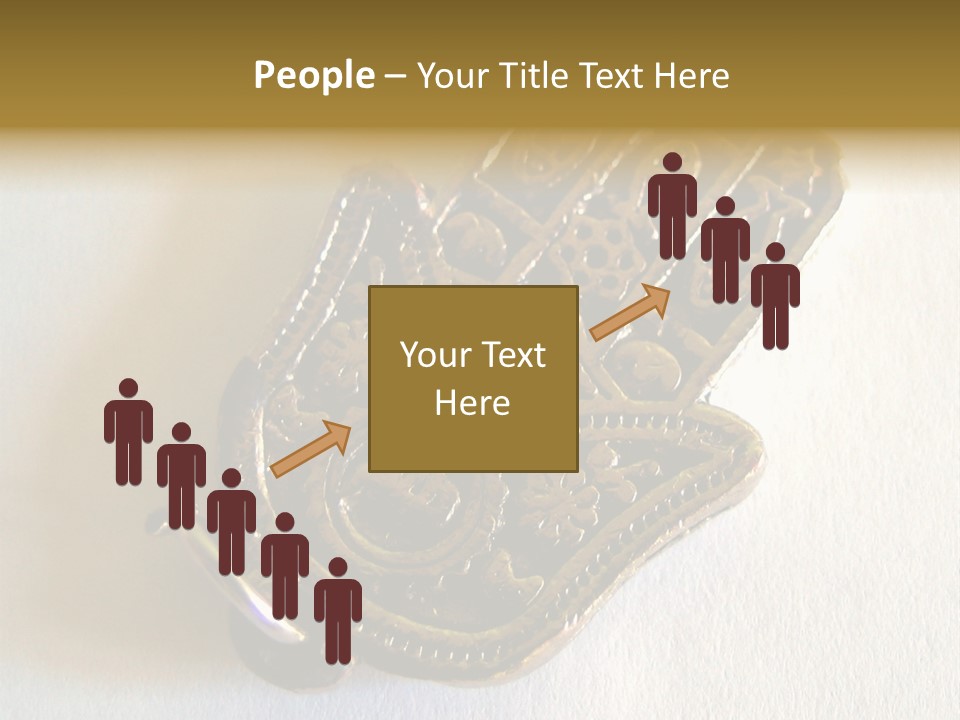 Jewish Hand PowerPoint Template
