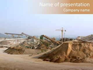 Gravel Pit PowerPoint Template