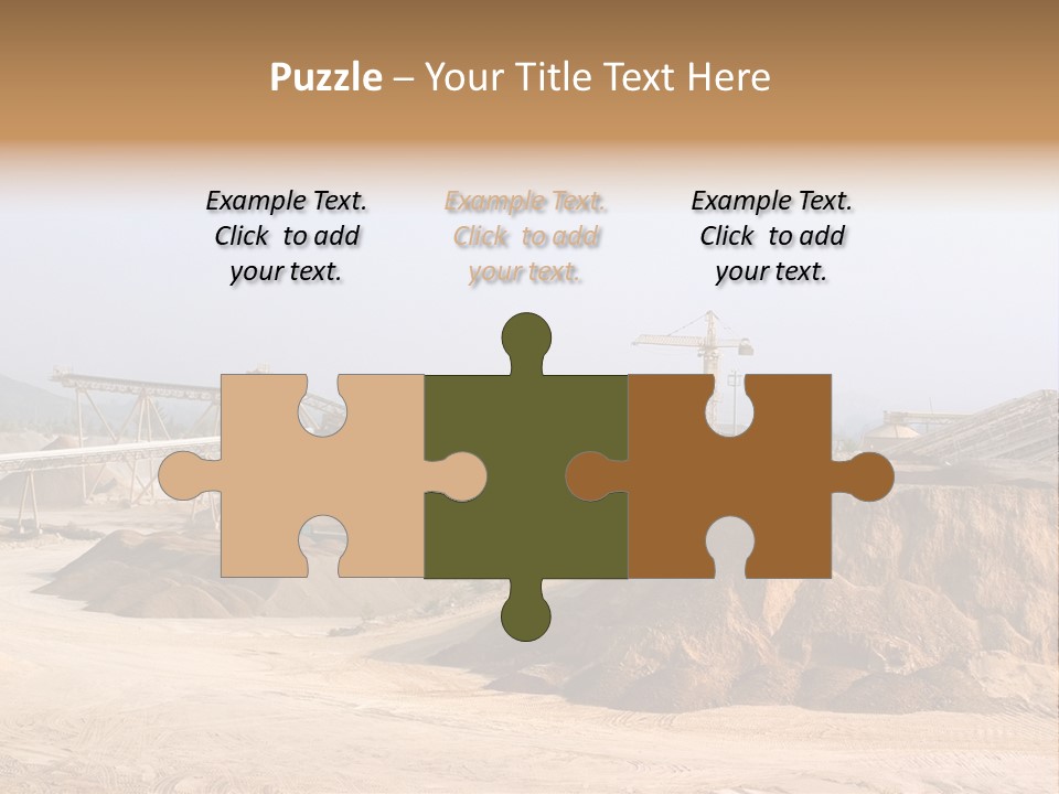 Gravel Pit PowerPoint Template