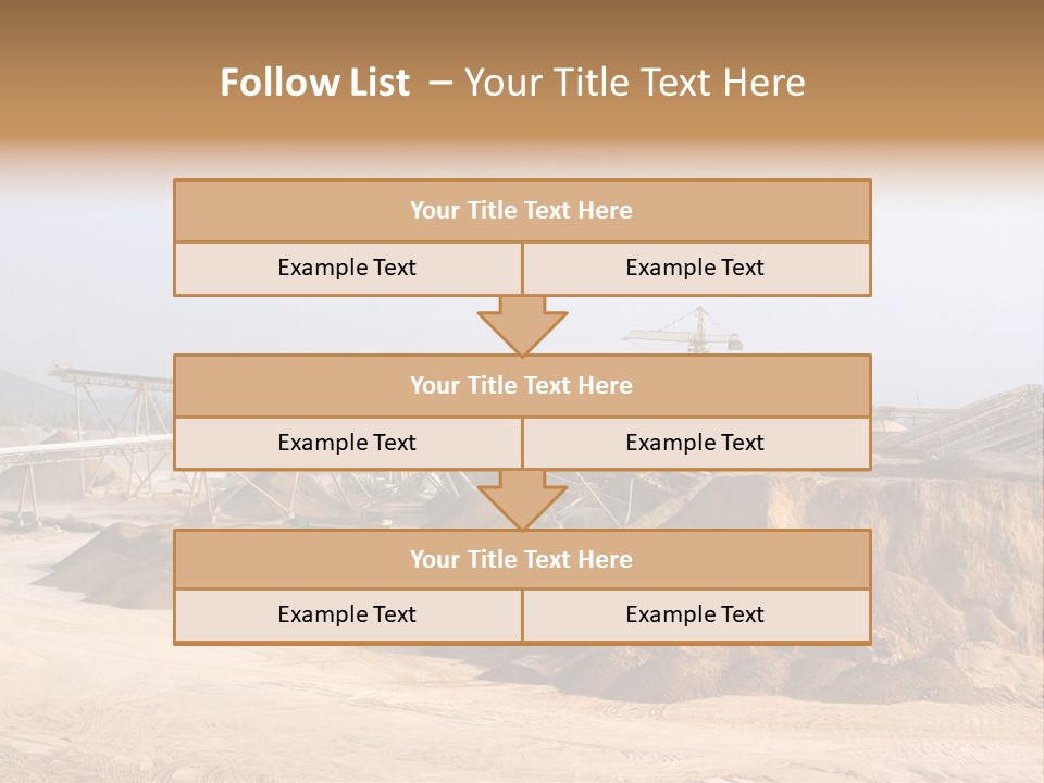 Gravel Pit PowerPoint Template