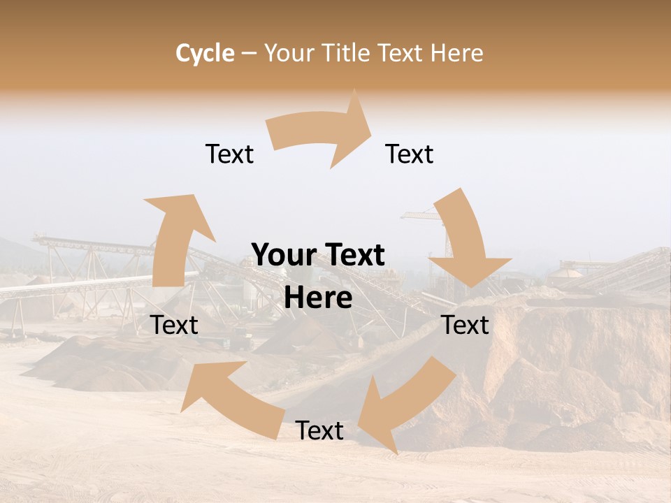 Gravel Pit PowerPoint Template