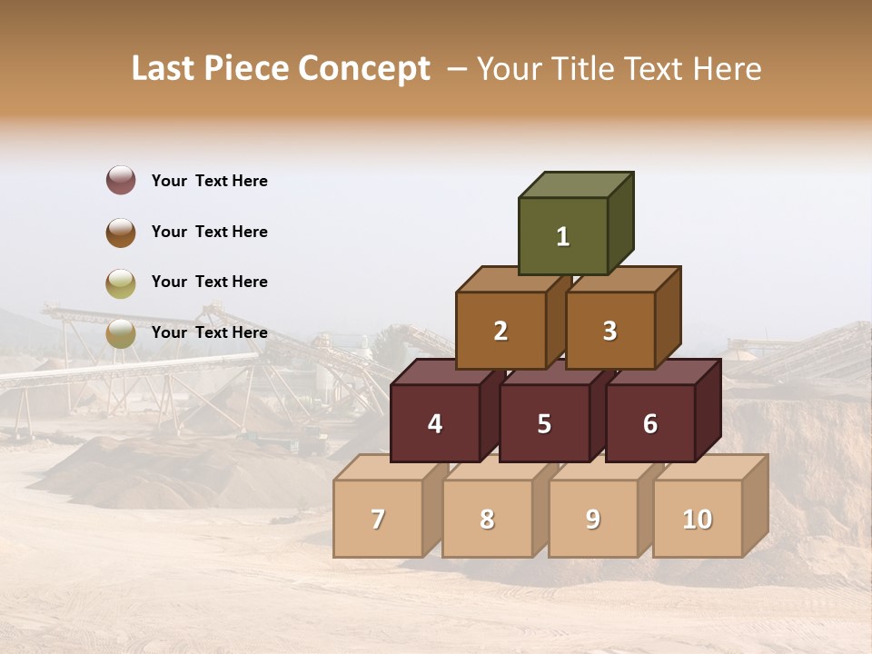 Gravel Pit PowerPoint Template