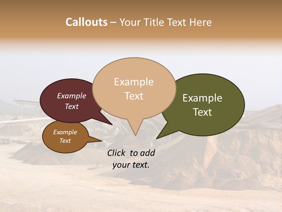 Gravel Pit PowerPoint Template