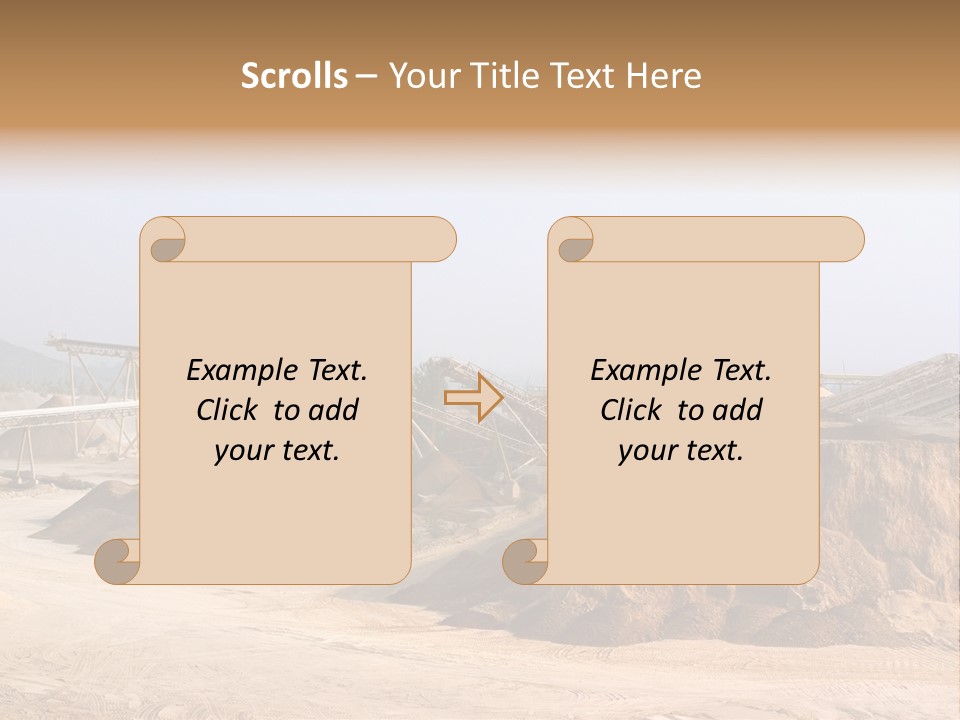 Gravel Pit PowerPoint Template