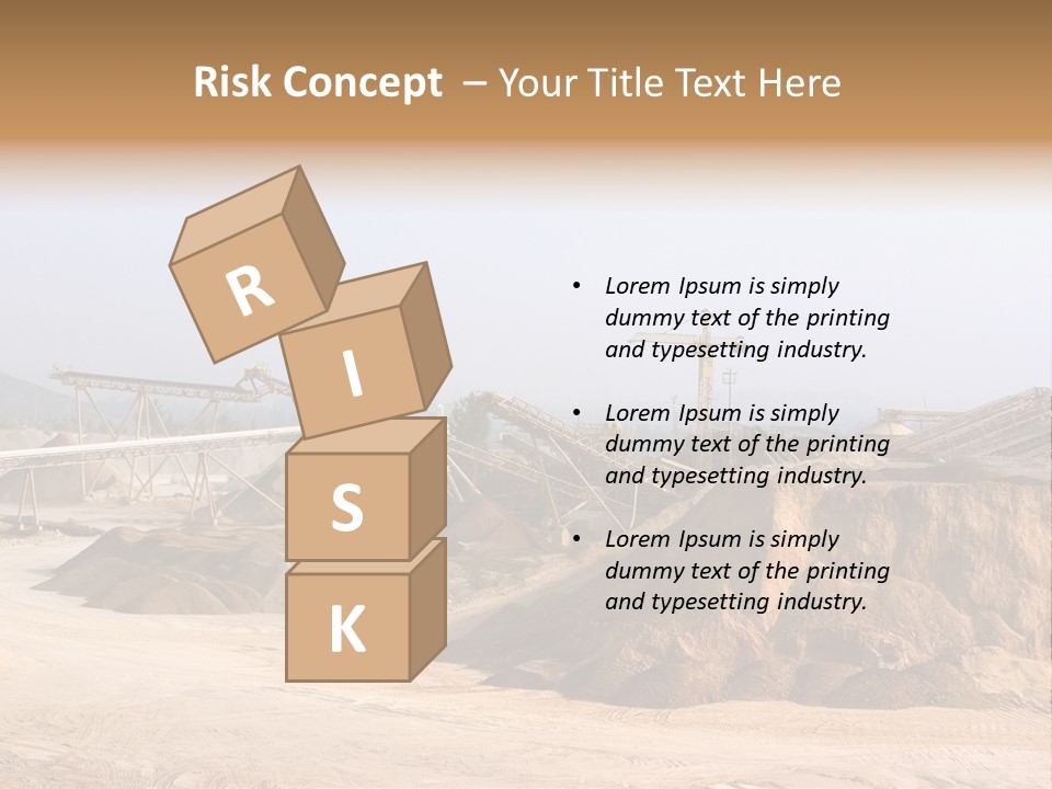 Gravel Pit PowerPoint Template