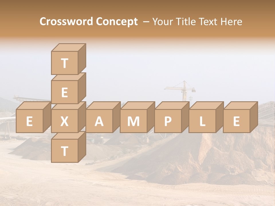 Gravel Pit PowerPoint Template