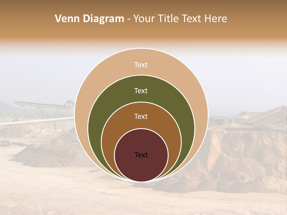 Gravel Pit PowerPoint Template
