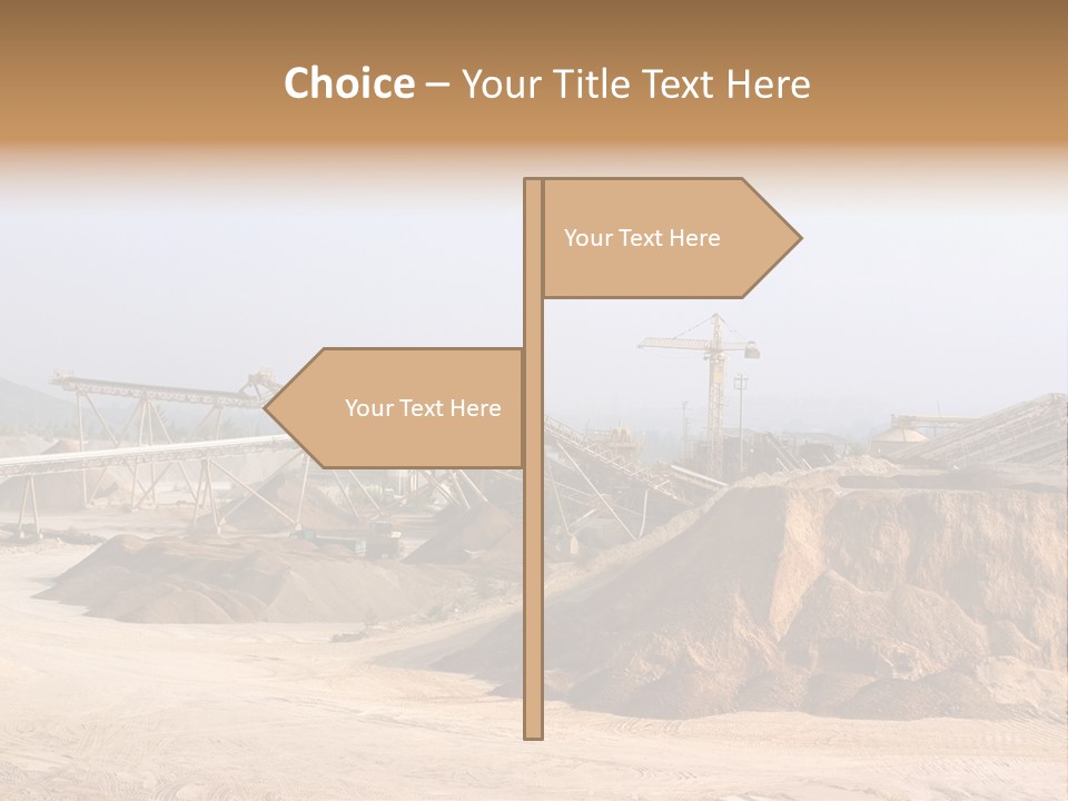 Gravel Pit PowerPoint Template