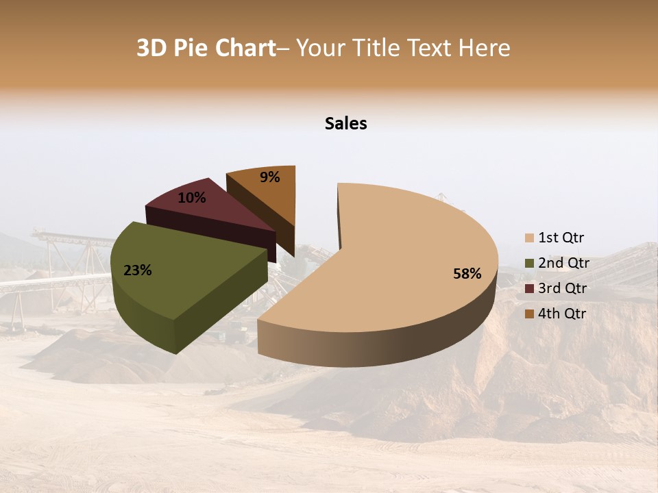 Gravel Pit PowerPoint Template