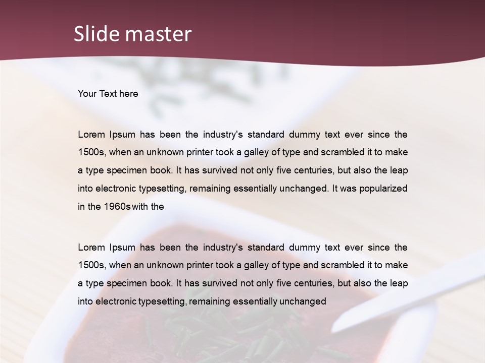 Delicious Tomato And Garlic Sauces PowerPoint Template