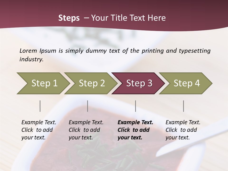 Delicious Tomato And Garlic Sauces PowerPoint Template