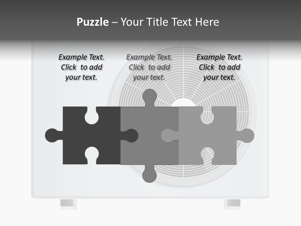 Air Conditioner Rasterized Vector Illustration Isolated With Clipping Path PowerPoint Template