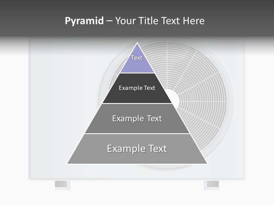 Air Conditioner Rasterized Vector Illustration Isolated With Clipping Path PowerPoint Template