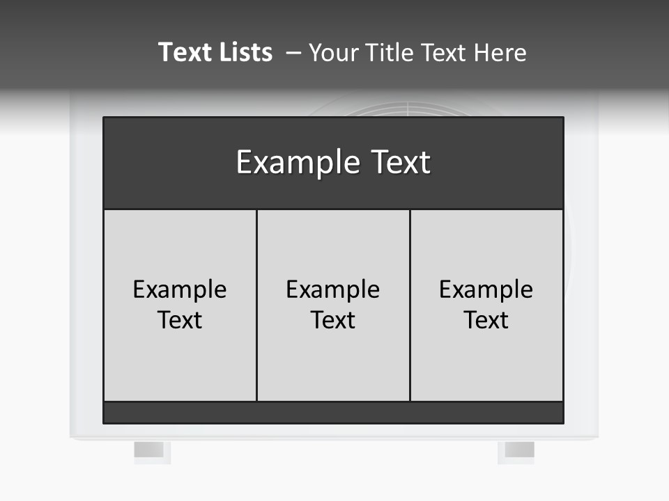 Air Conditioner Rasterized Vector Illustration Isolated With Clipping Path PowerPoint Template