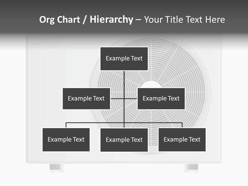 Air Conditioner Rasterized Vector Illustration Isolated With Clipping Path PowerPoint Template