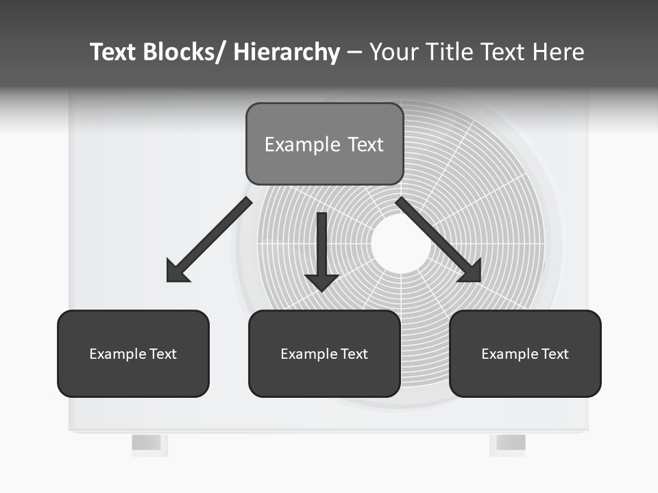 Air Conditioner Rasterized Vector Illustration Isolated With Clipping Path PowerPoint Template