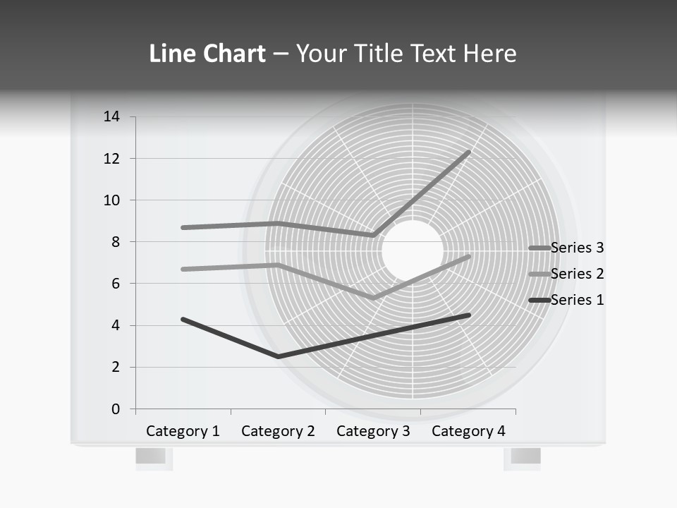 Air Conditioner Rasterized Vector Illustration Isolated With Clipping Path PowerPoint Template