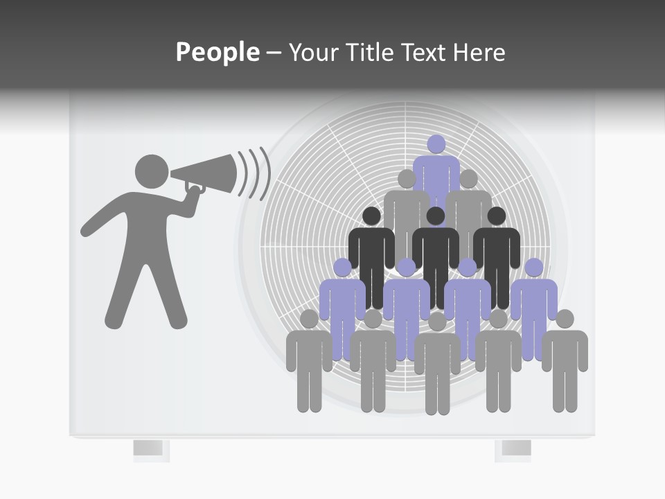 Air Conditioner Rasterized Vector Illustration Isolated With Clipping Path PowerPoint Template