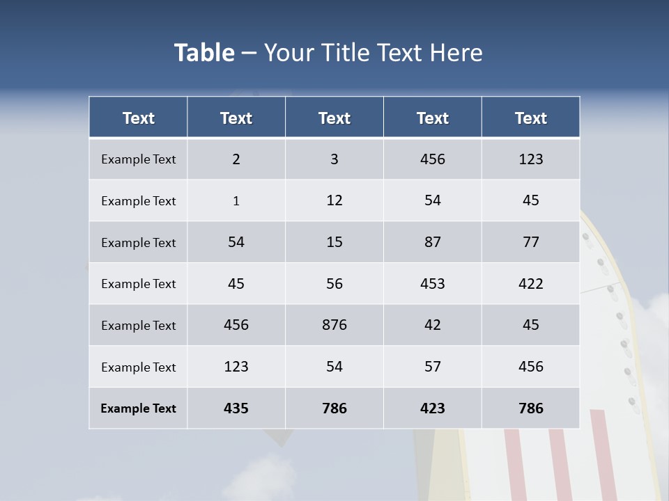 A Three-Dimensional Metal Arrow Sign. PowerPoint Template